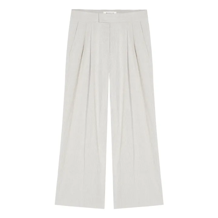 Masscob Pantalon Audubon Rayures | Gris clair