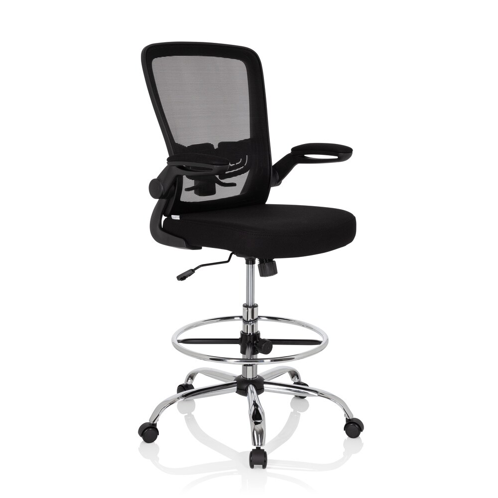 Counterstuhl VENDO WORK Stoff/Netzstoff mit Armlehnen hjh OFFICE