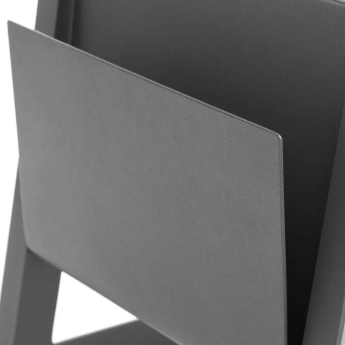 Table d'appoint de jardin carrée ALLURE Graphite