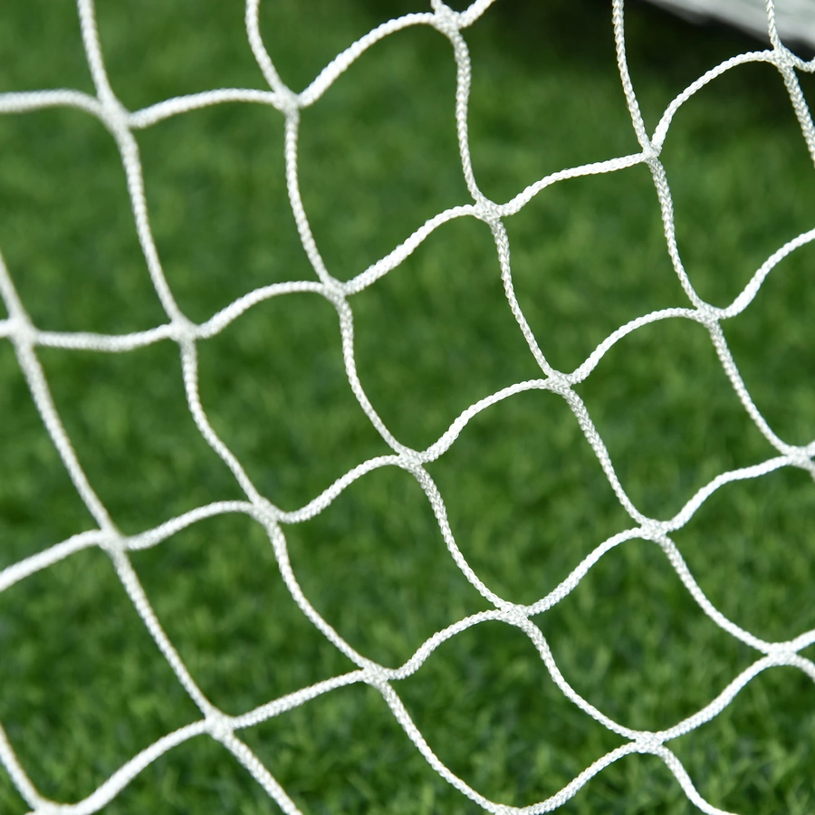 HOMCOM Fußballtor im 2er Set schwarz, weiß