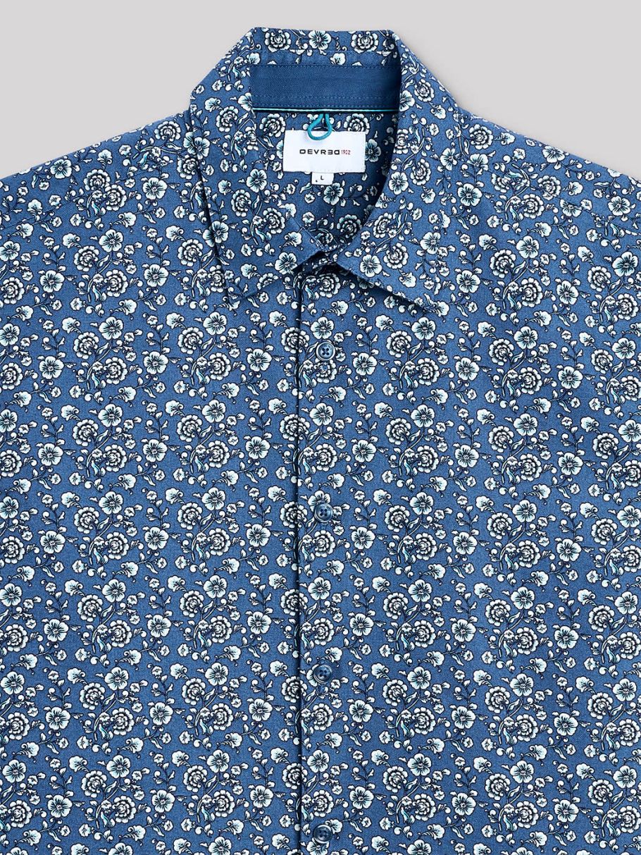 Chemise slim fleurie