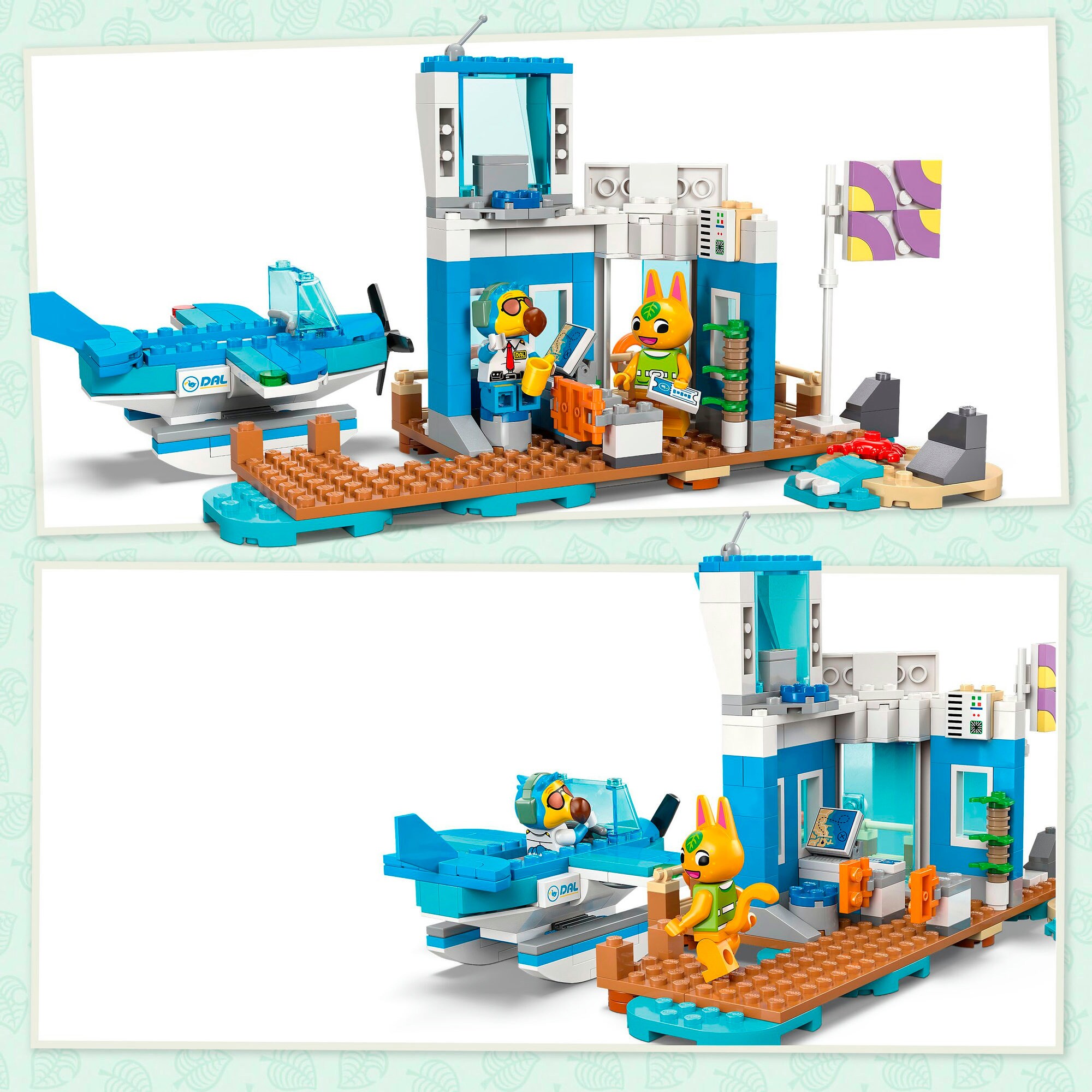 LEGO Konstruktionsspielzeug Animal Crossing Flieg mit Dodo Airlines