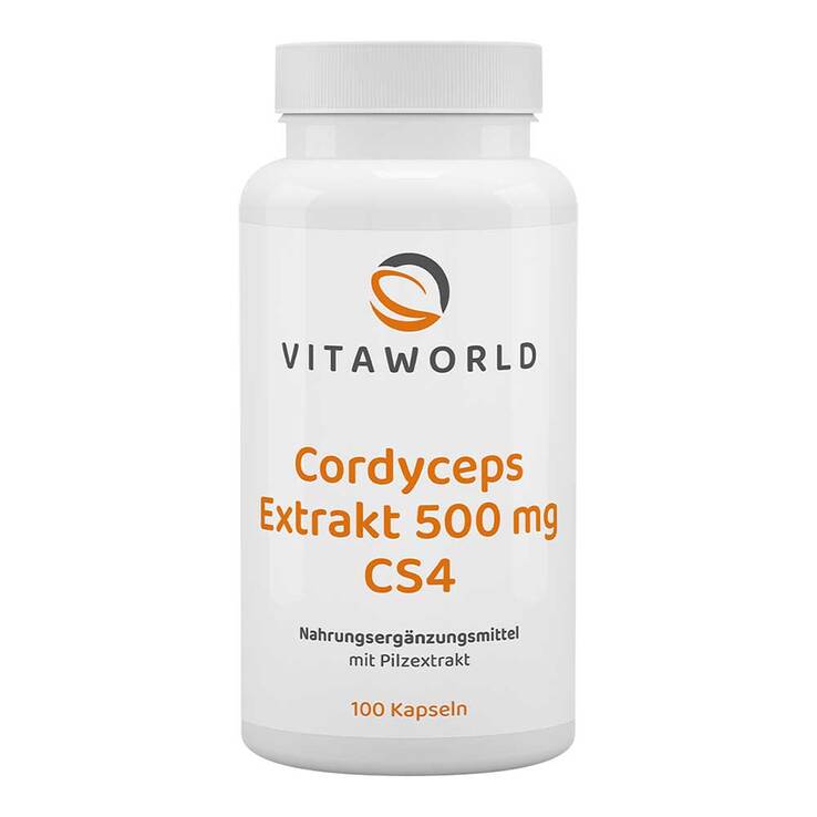Cordyceps Extrakt 500 mg Kapseln, 100 St