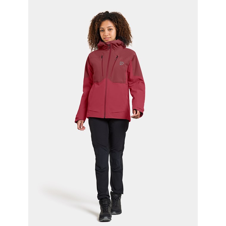 Didriksons Idun Wns Jkt 2 Royal Red