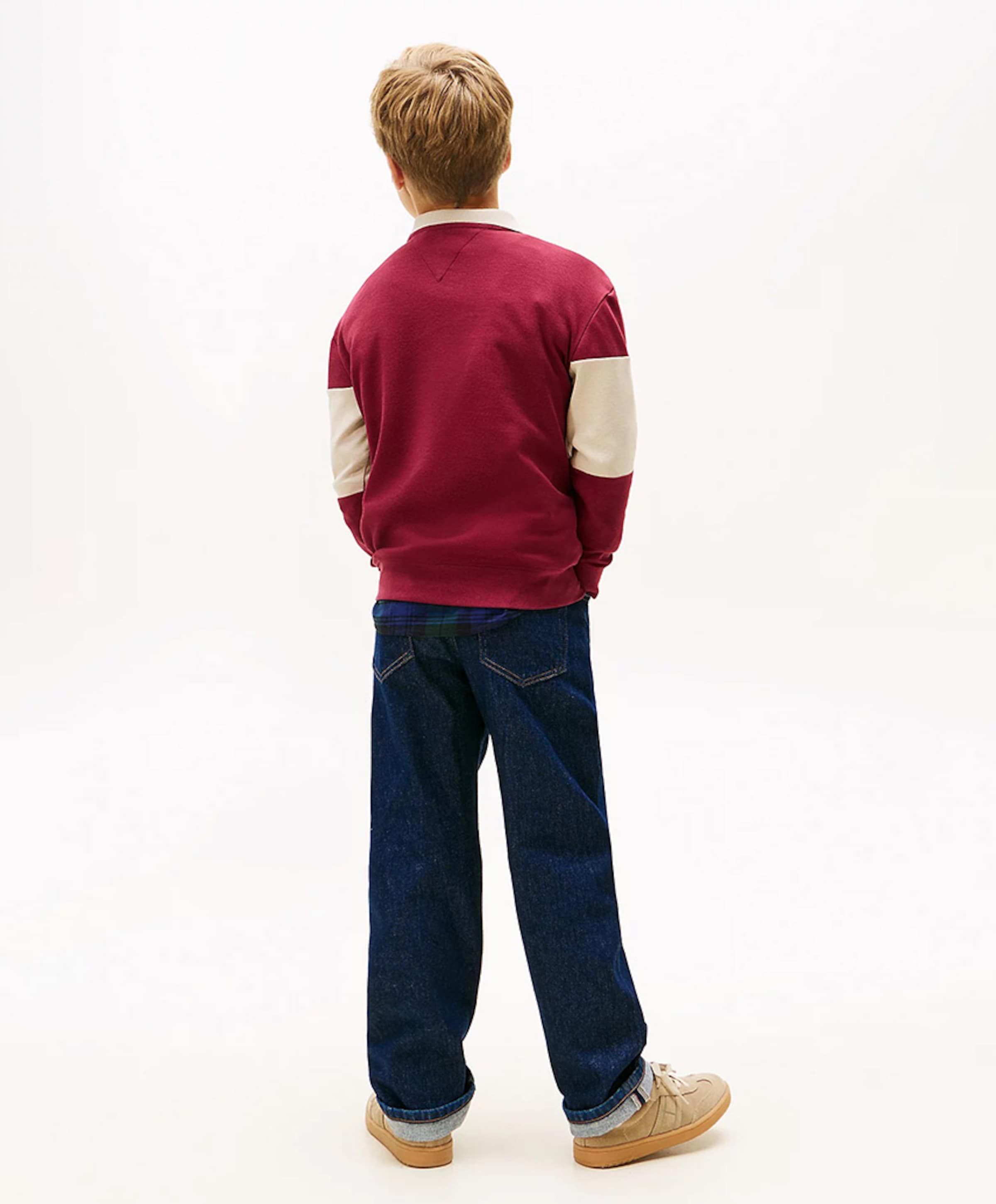 Tommy Hilfiger Jongens polo bordeaux