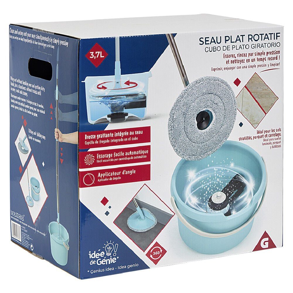 Balai mop seau essoreur rotatif 360°