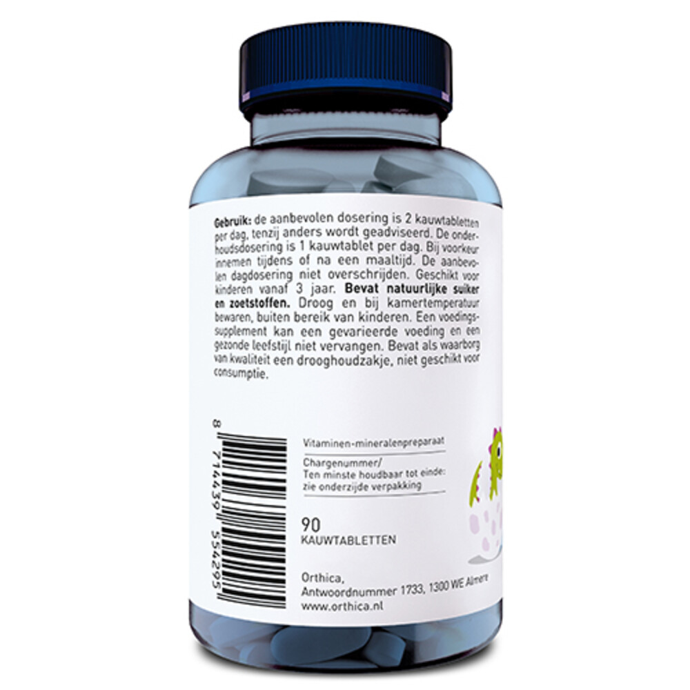 Orthica Dino Minerals 90 kauwtabletten