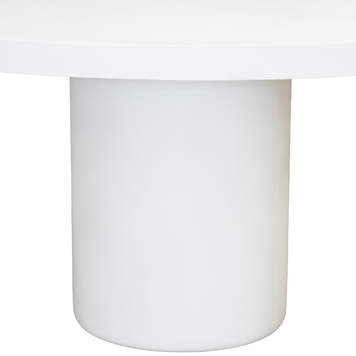 Giga Meubel - Eettafel Rond Wit 150cm - Eco Composiet - Eden