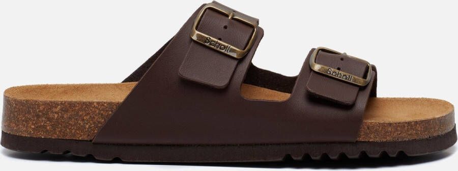 Scholl Julien Sandalen bruin Synthetisch Heren