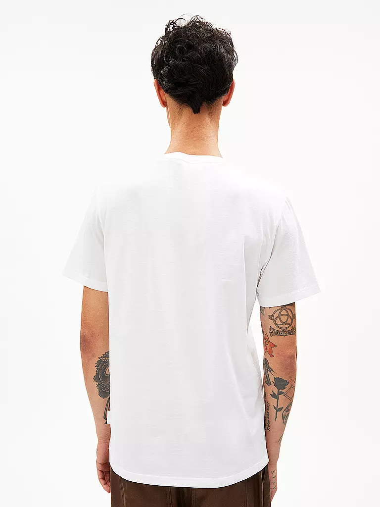 ARMEDANGELS T-Shirt JAAMES TRIPPLE weiss