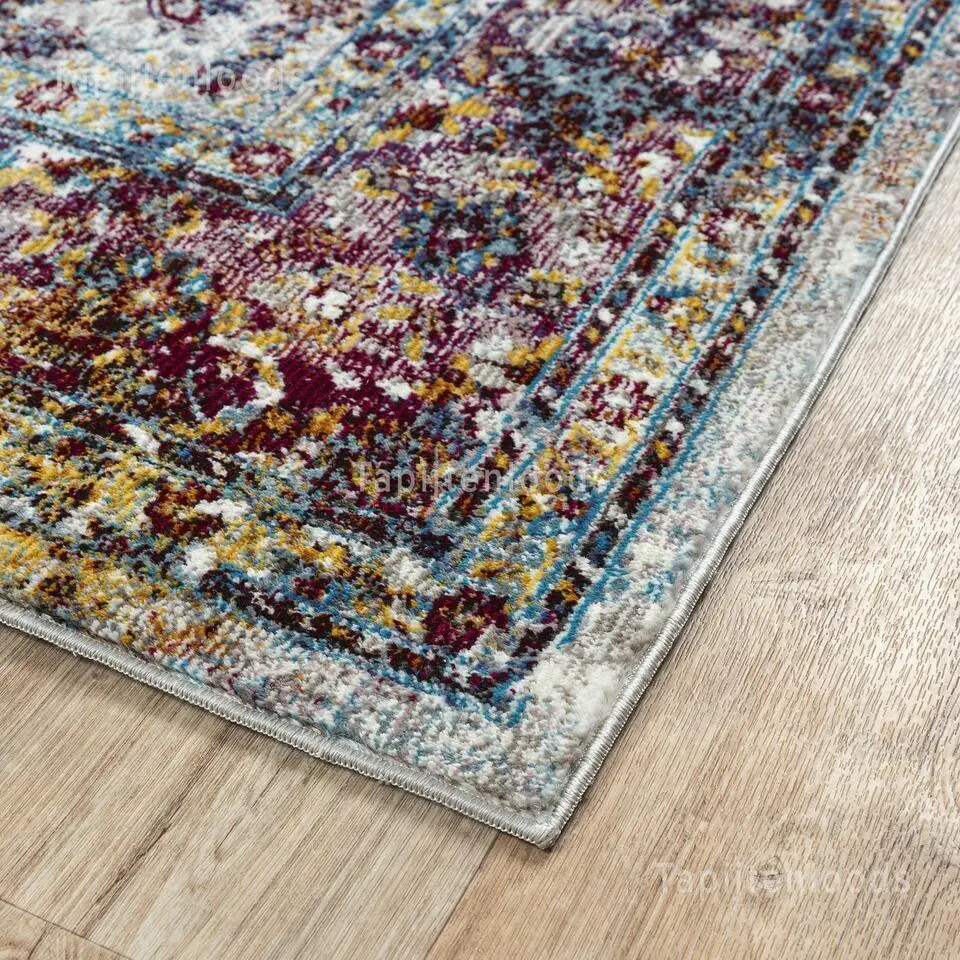 Picasso Keshan Vintage Vloerkleed Multi / Beige Laagpolig - 300x400 CM