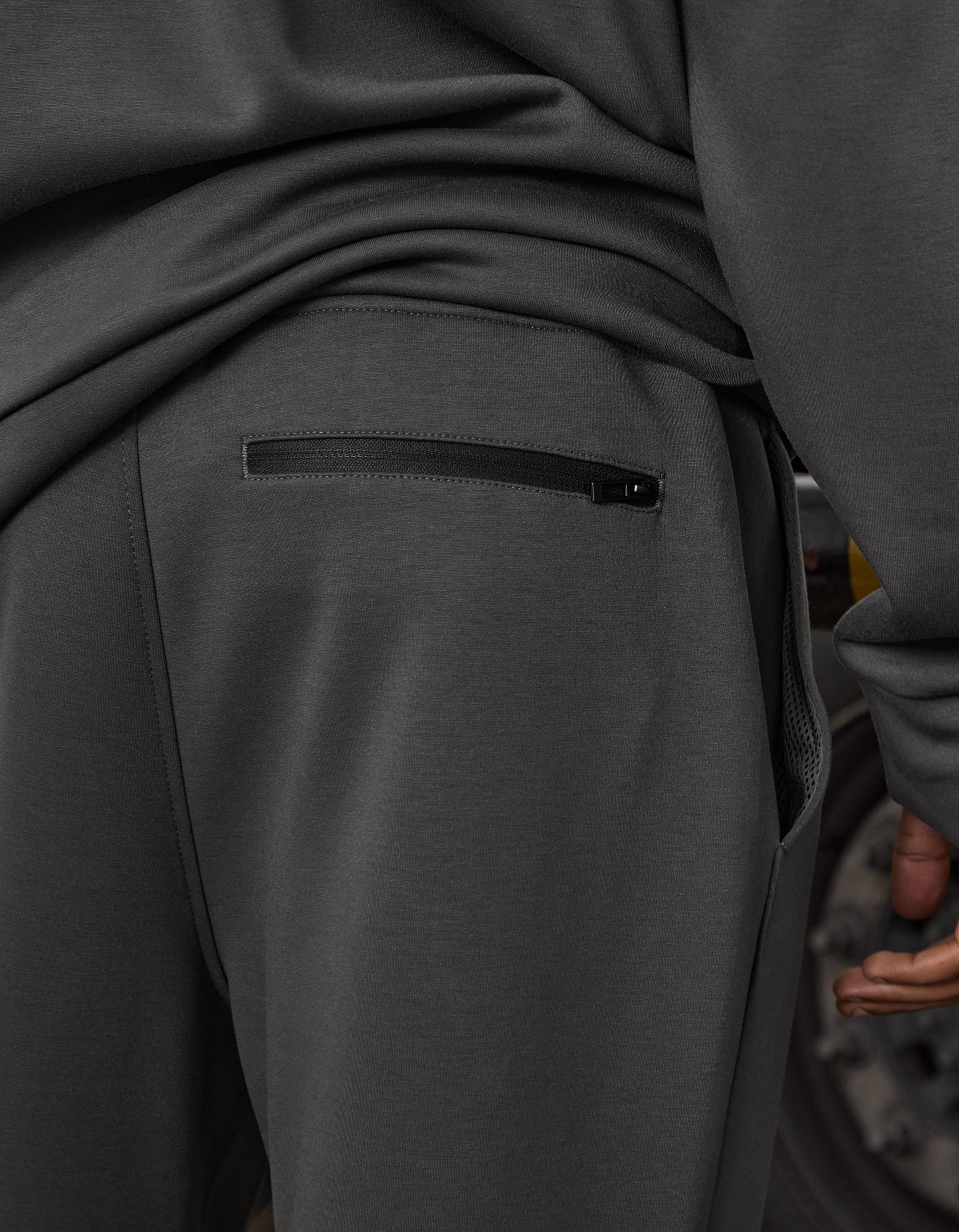 Joggers de Felpa, Homem, Cinzento Escuro