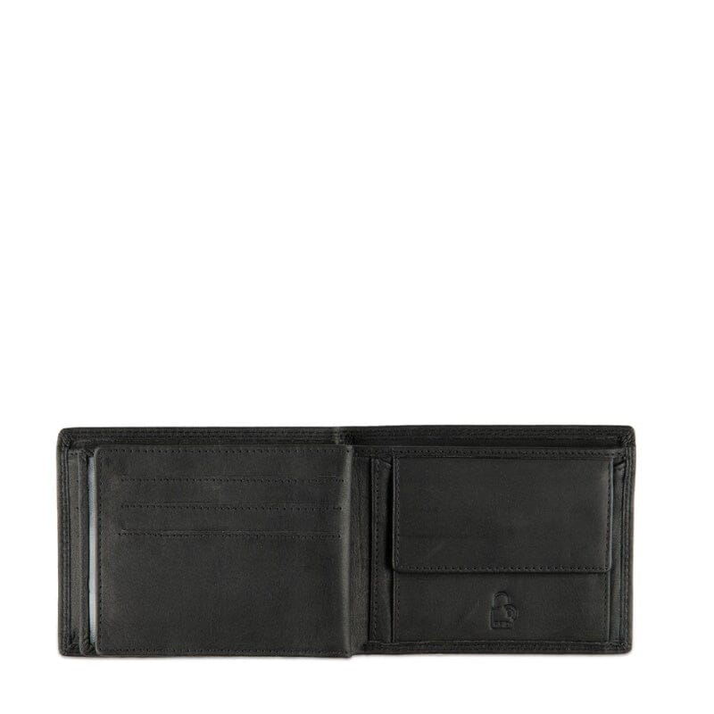 DSTRCT Heren Portemonnee 384330 Black RFID