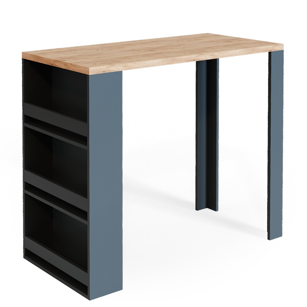 VICCO Bartisch Bartresen Stehtisch Tisch Tresentisch Bistrotisch Eiche Anthrazit