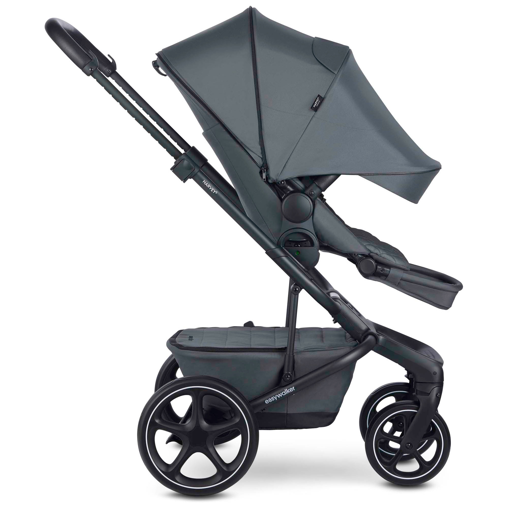 Easywalker Harvey5 Premium frame met zit Mineral Grey - frames met zit - Prénata