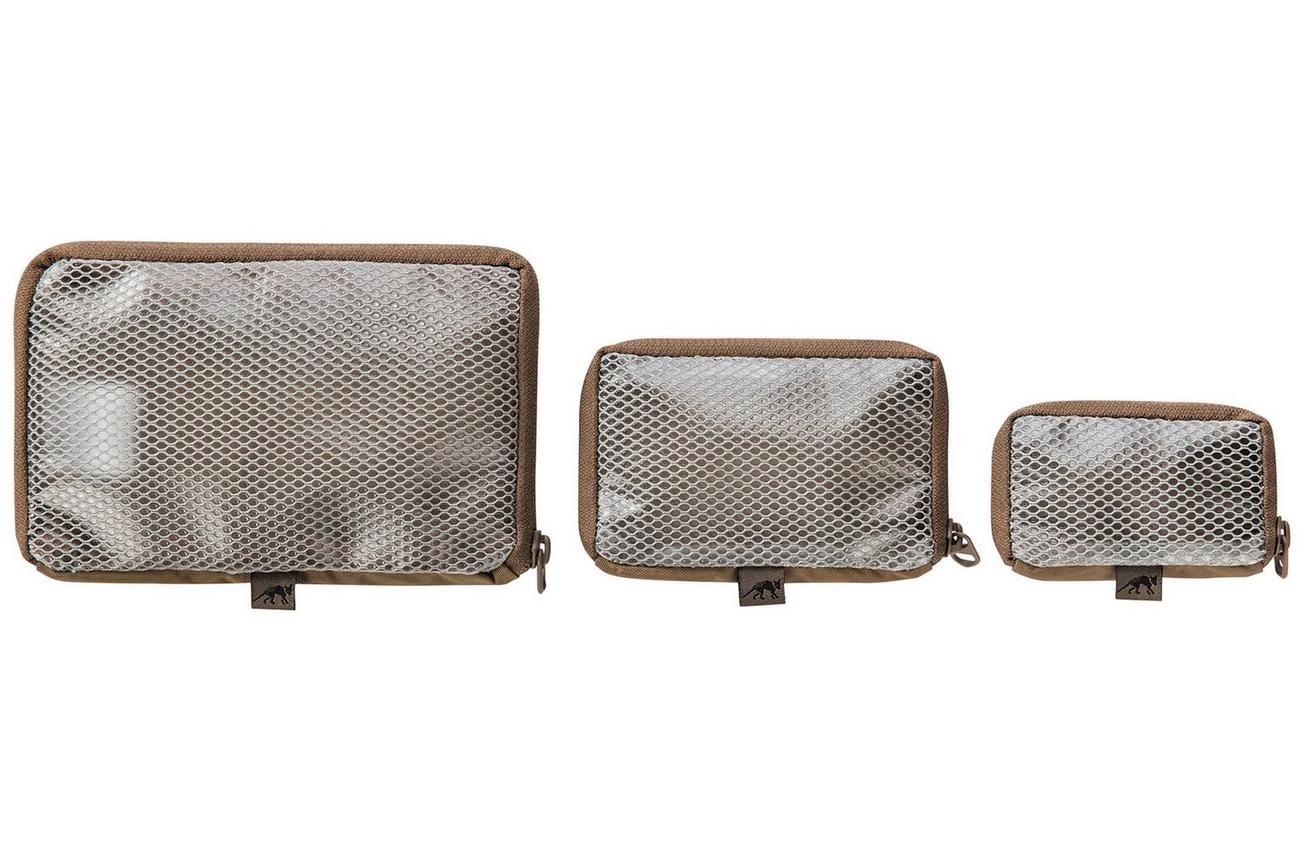 Tasmanian Tiger Mesh Pouch VL Set 7222-346, bruin, set van 3 organizers