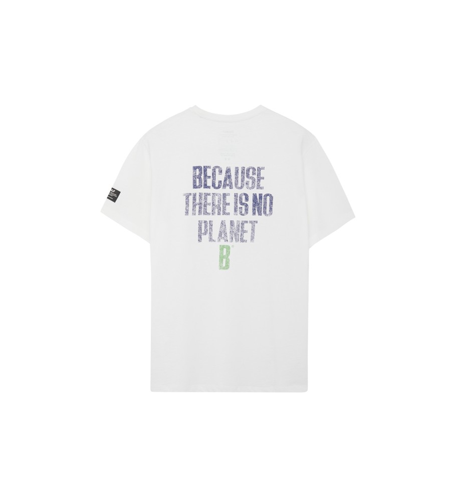 Camiseta branca ECOALF Minaalf Back