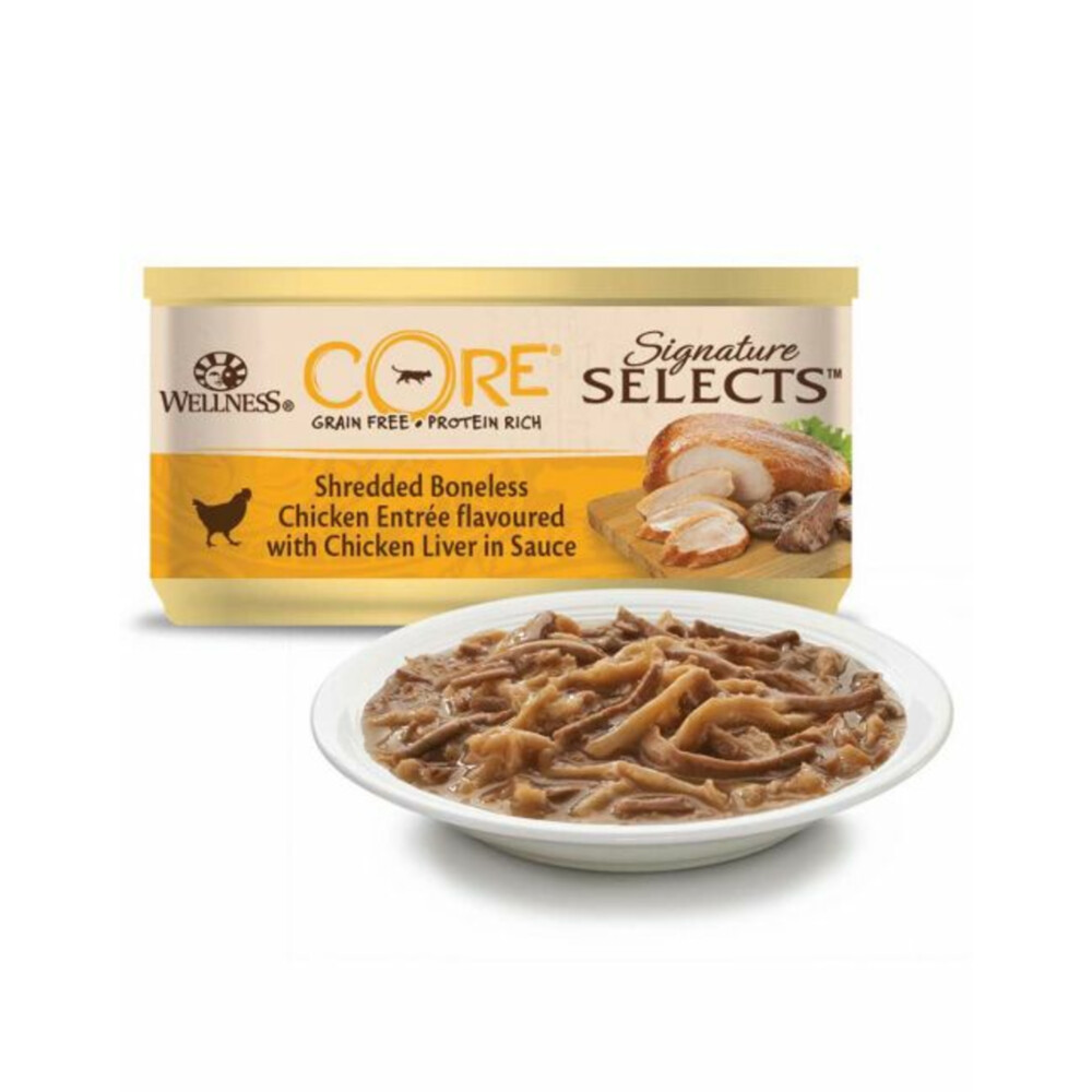 Wellness Core Kattenvoer Signature Selects Shreded 8-pack8 x 79 gr