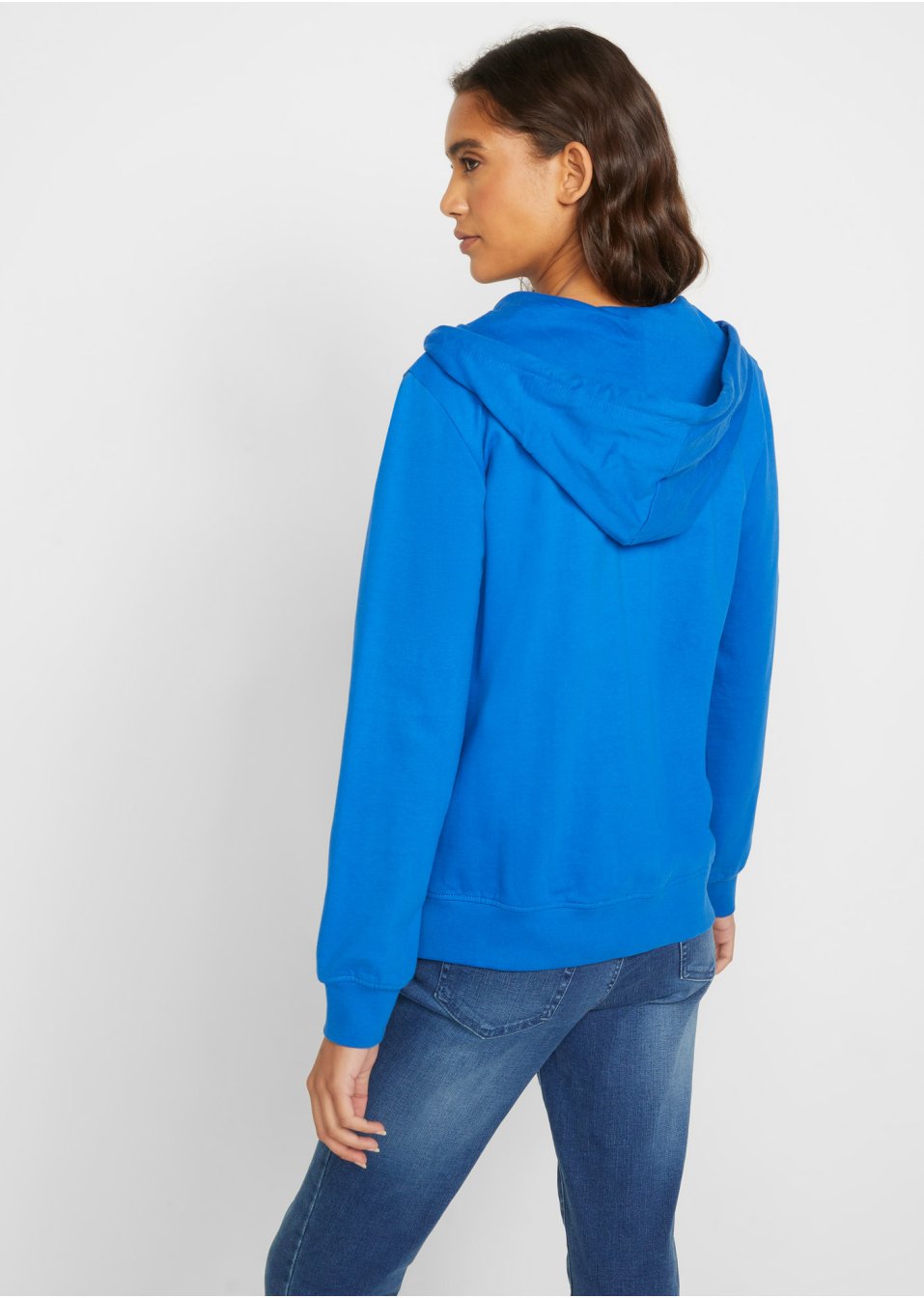 Gilet sweat à capuche avec poches latérales