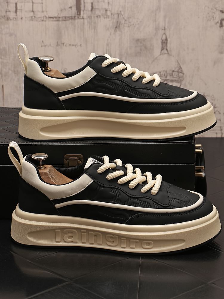 Mr Ozera - Platform Paneel Sneakers