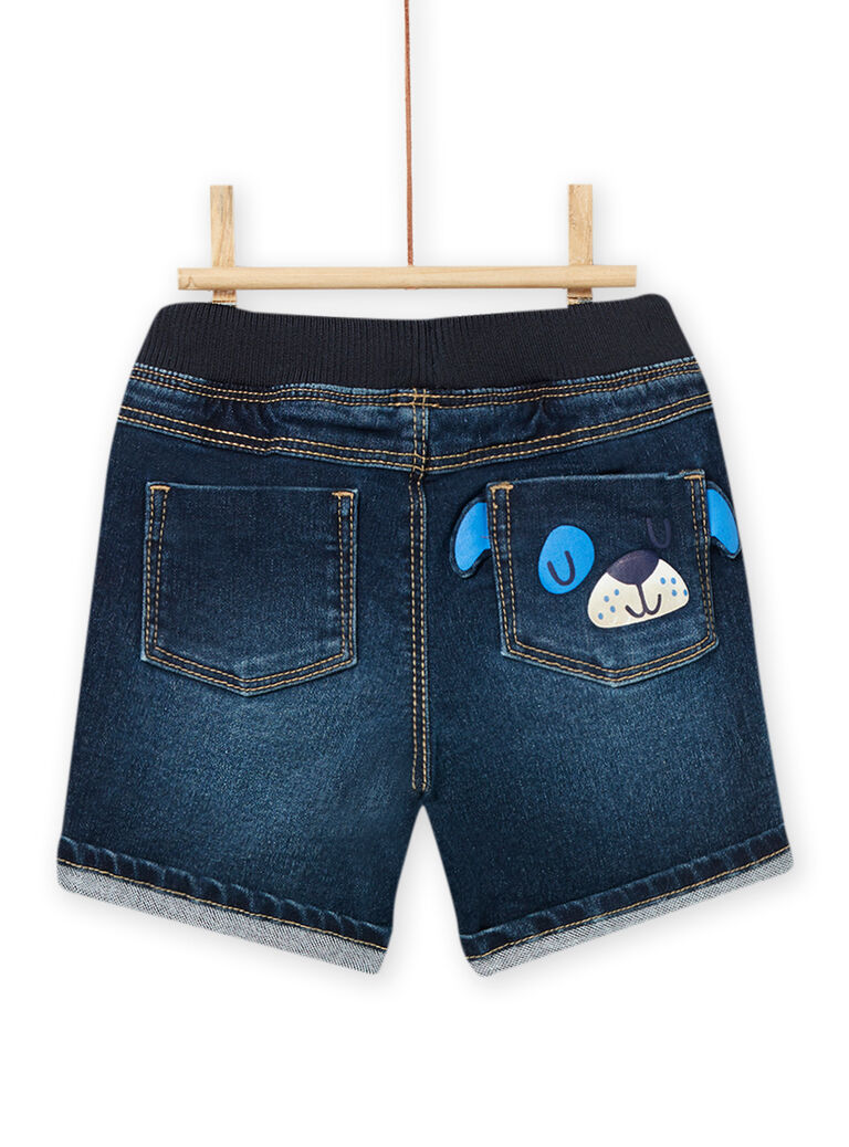 Bermuda denim foncé bébé garçon