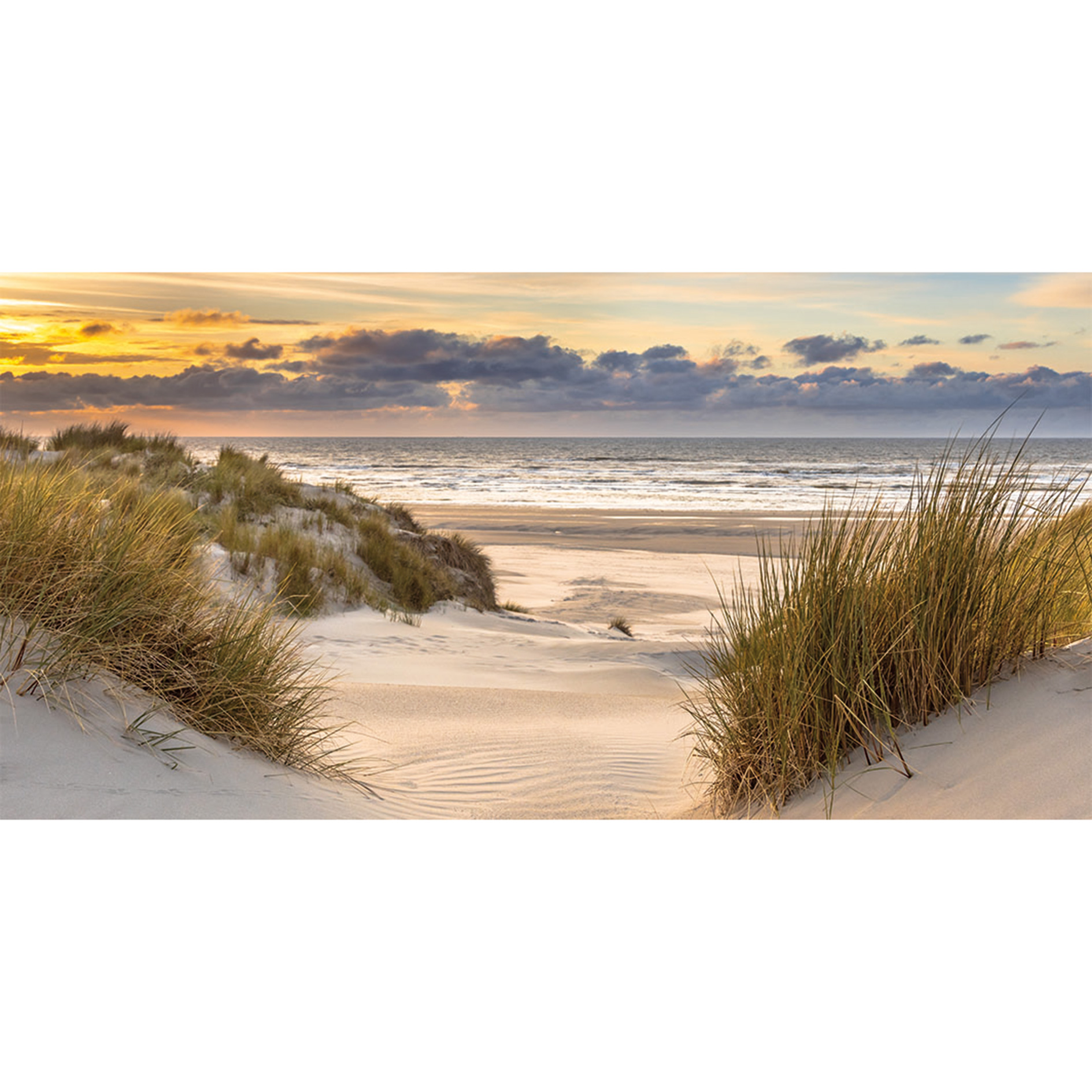 Keilrahmenbild STRANDLANDSCHAFT - 100x50 cm