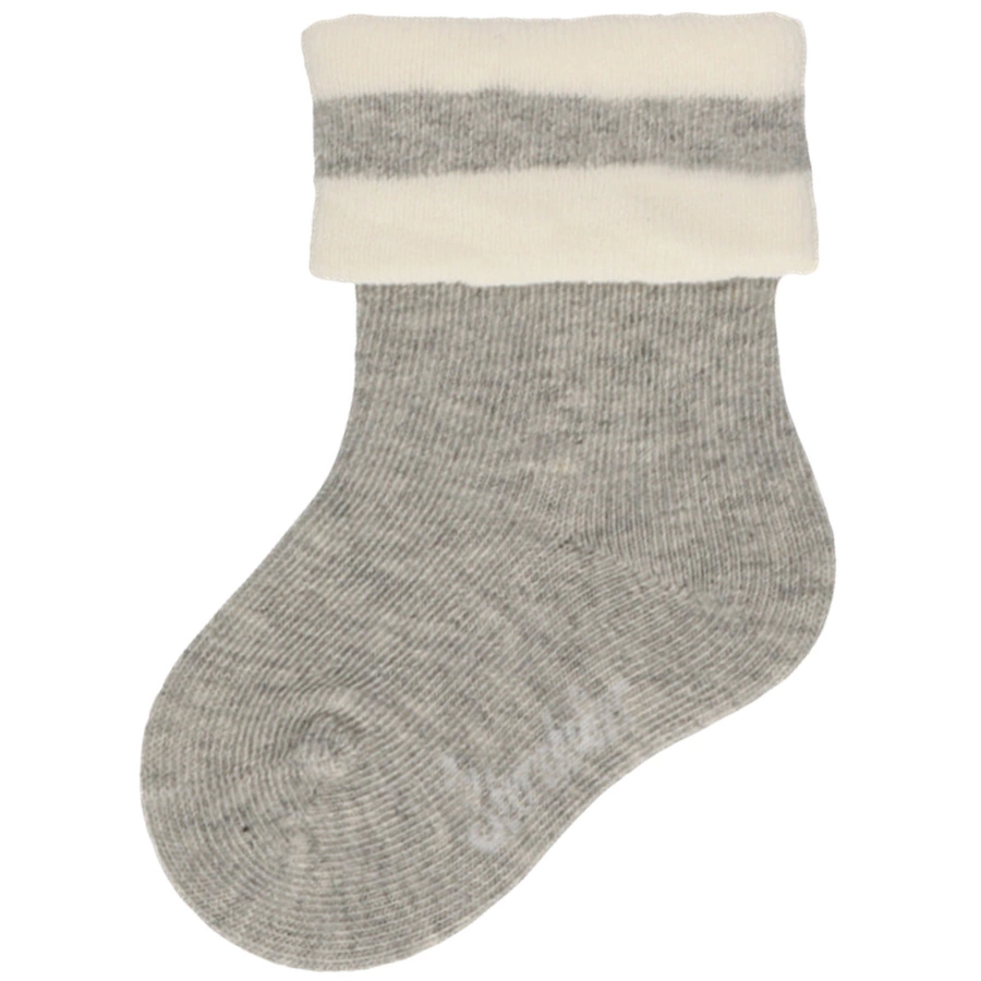 Sterntaler Baby-Socken 3er-Pack Bagger hellgrau mel.
