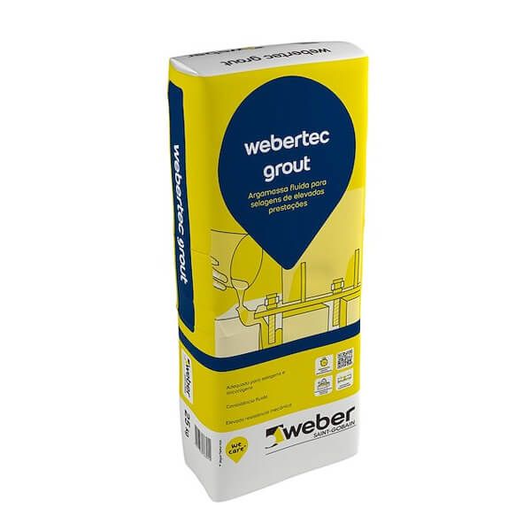Weber.tec Grout - 25kg - Argamassa Para Selagens Cinza