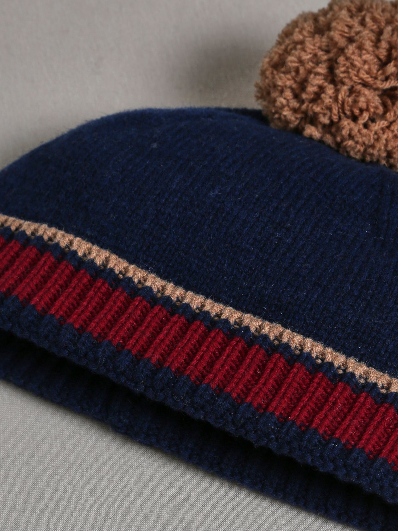 Bonnet rayé Garçon en laine