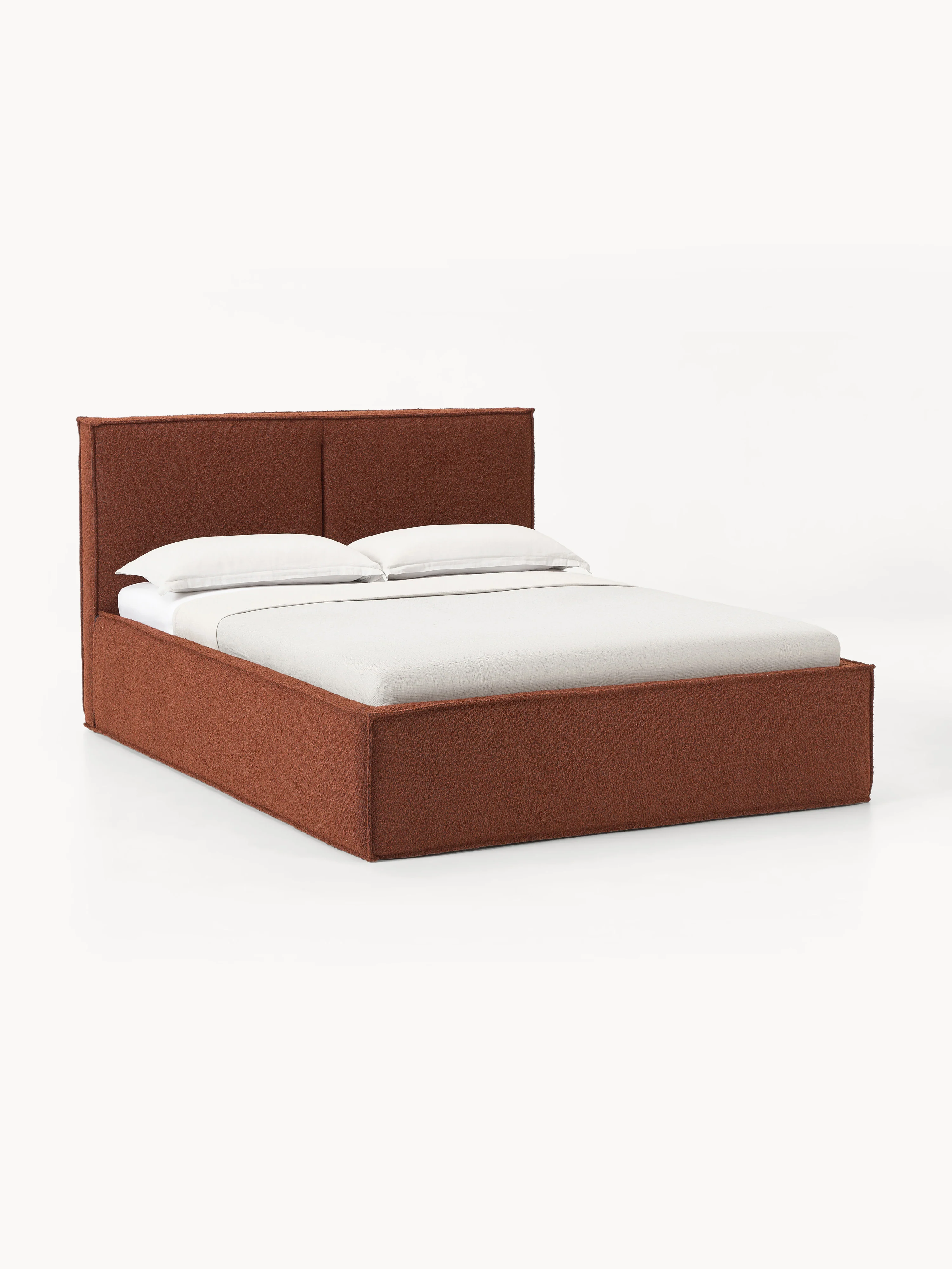 Bouclé gestoffeerd bed Dream
