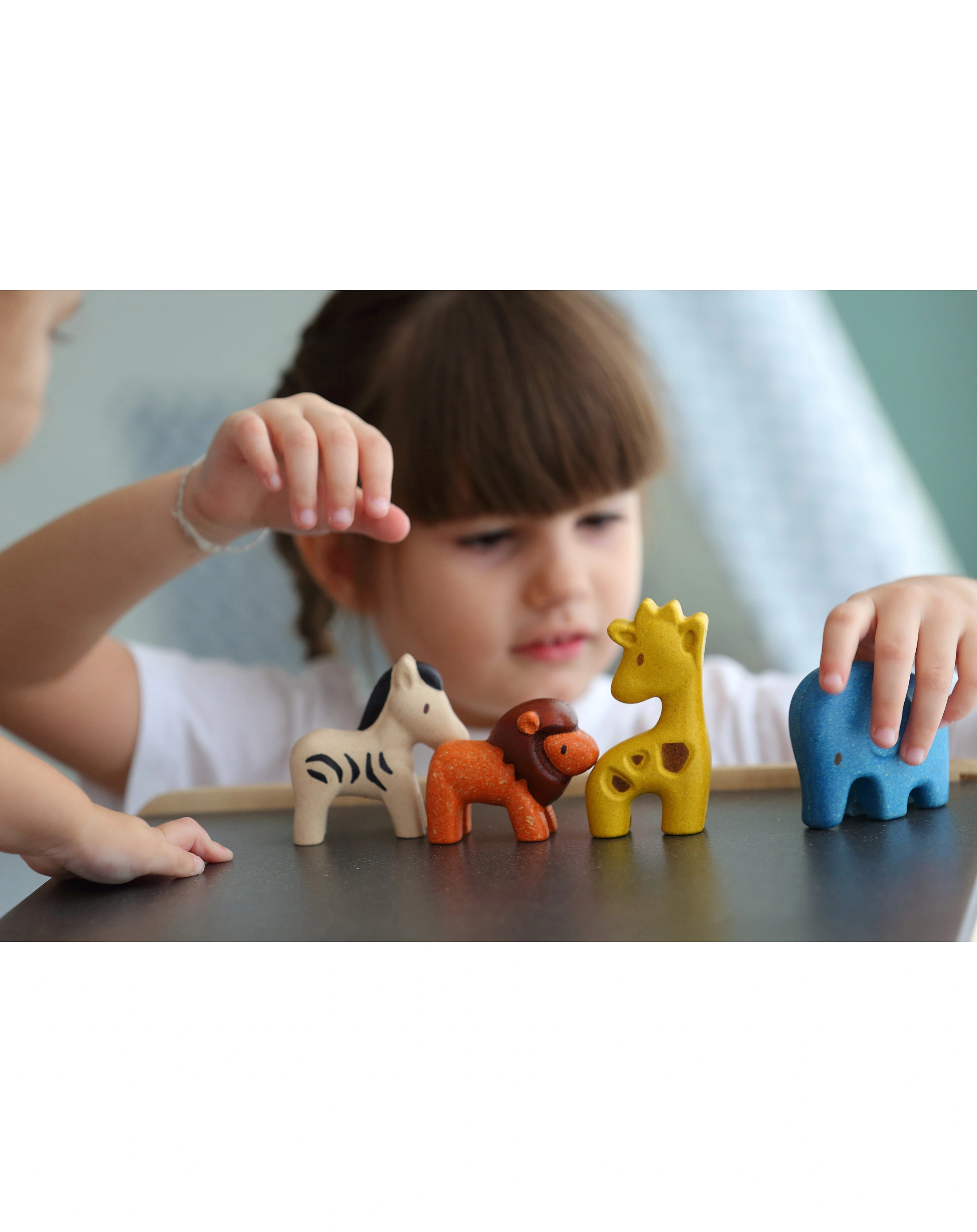 Holz-Spielfiguren WILDE TIERE 4-teilig