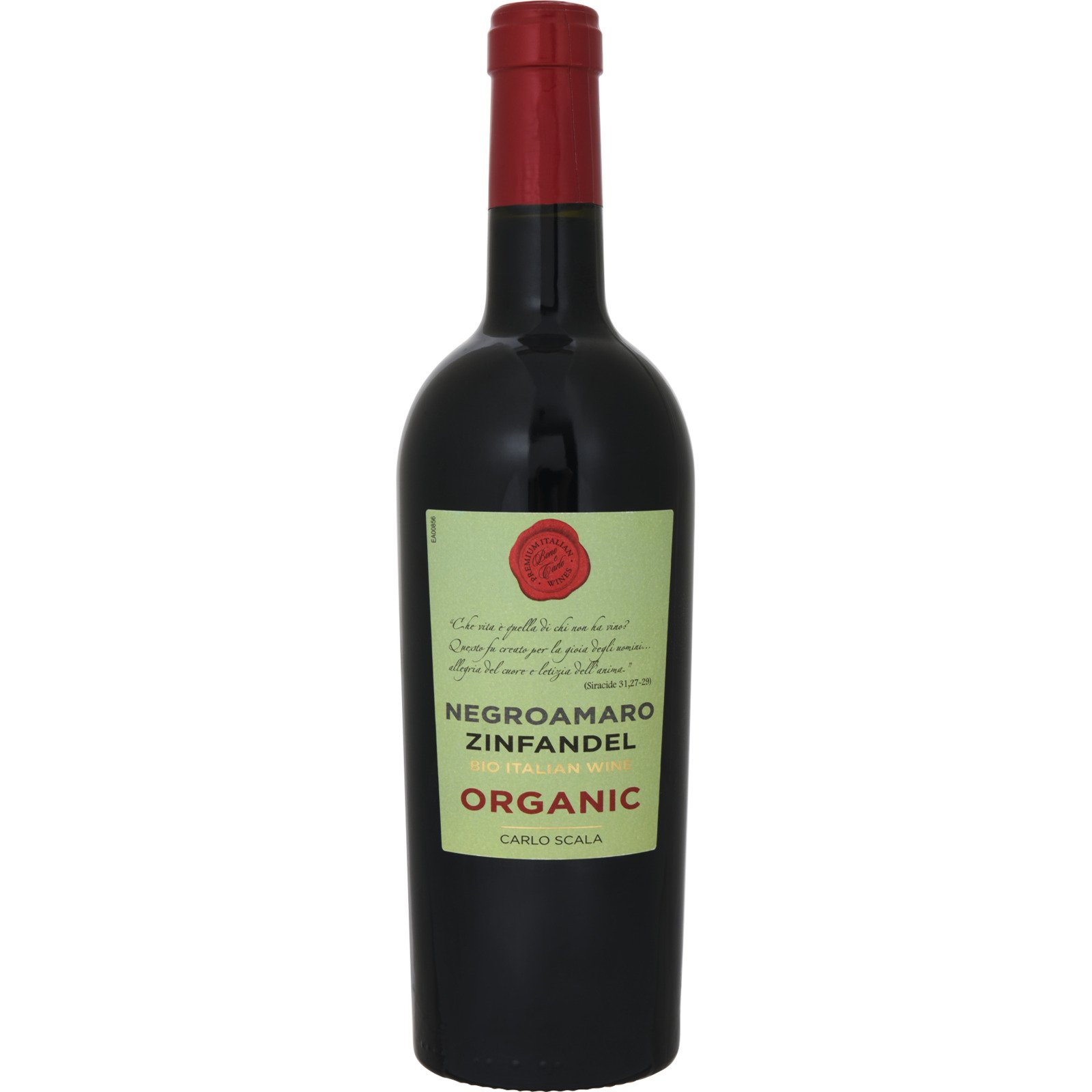 Negroamaro Zinfandel Organic 75 cl
