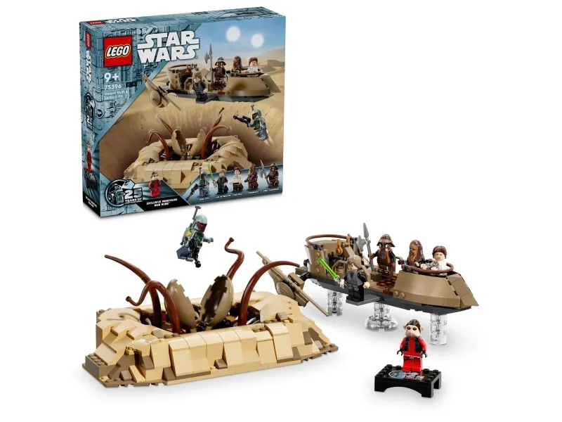 LEGO Star Wars 75396 Ørkenskib og sarlacc-hul
