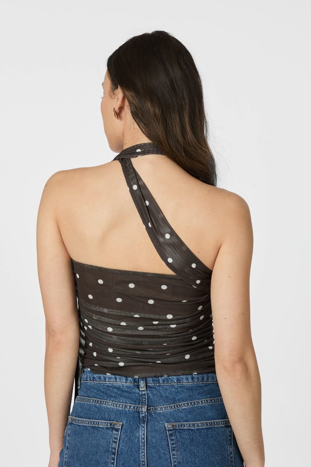 Neo Noir Torinti Mesh Dot Top 165892