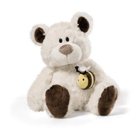 NICI Classic Bear Teddybär mit Hummel, creme, magnetisch, Schlenker, 80 cm