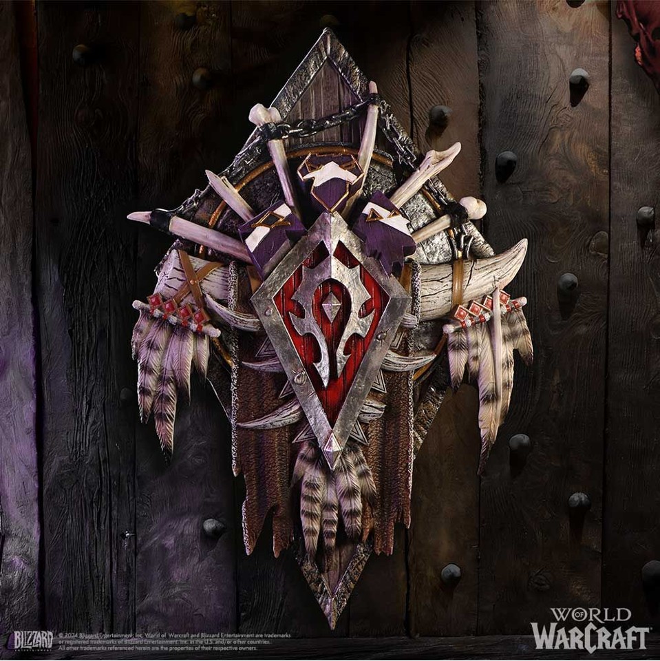 World of Warcraft Horde Wall Plaque Height 30cm