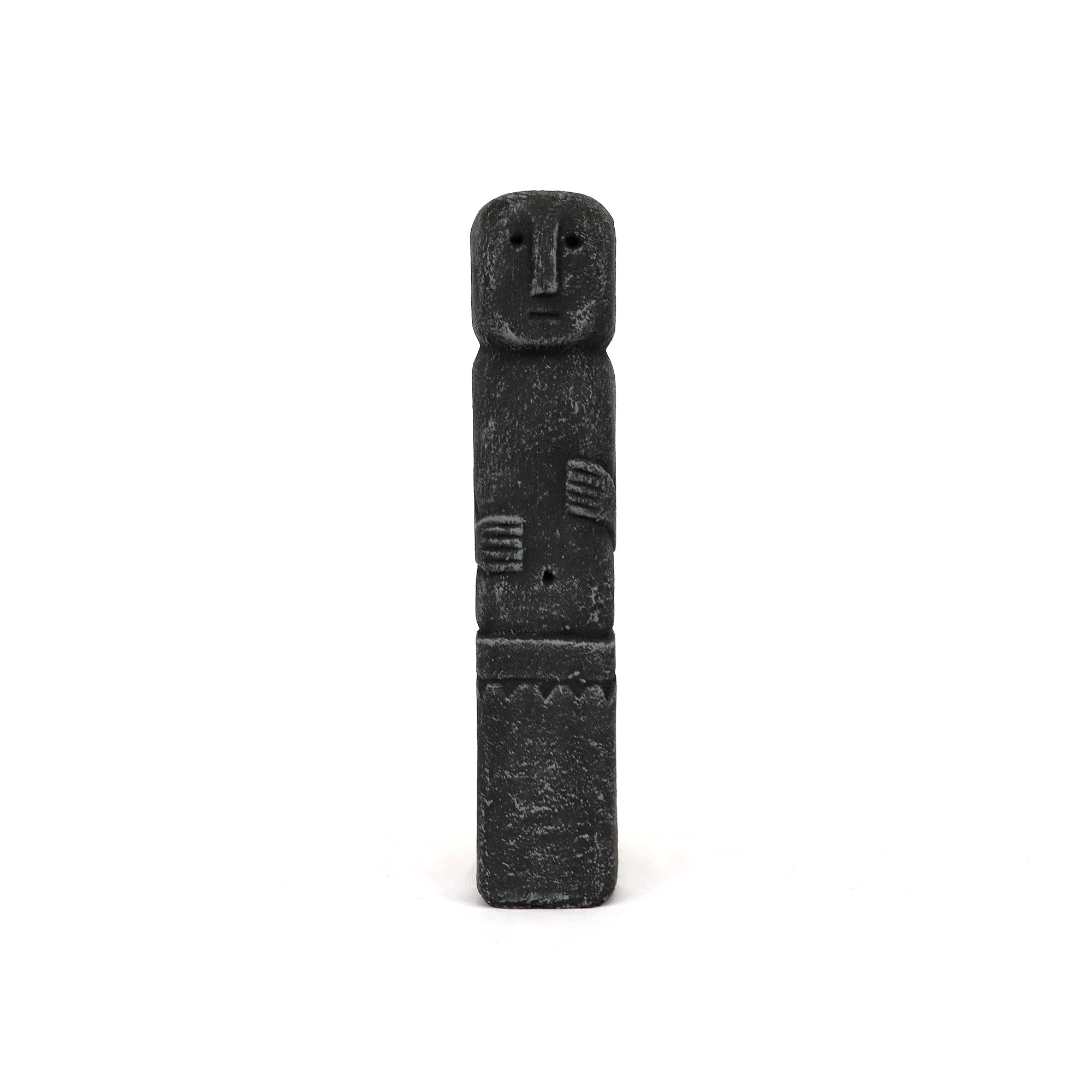 Zementfigur 'Primitif', H 23 cm, B 4,5 cm, T 4,5 cm von fischer's lagerhaus