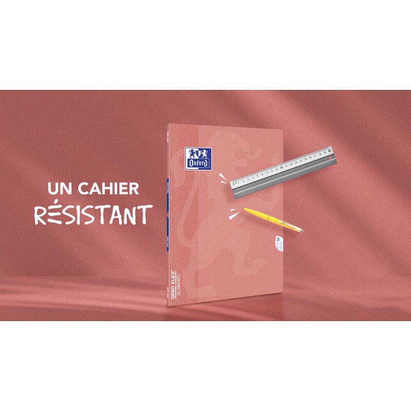Cahier openflex elements agrafe 240x320 96p endosse seyes 96pages assorti
