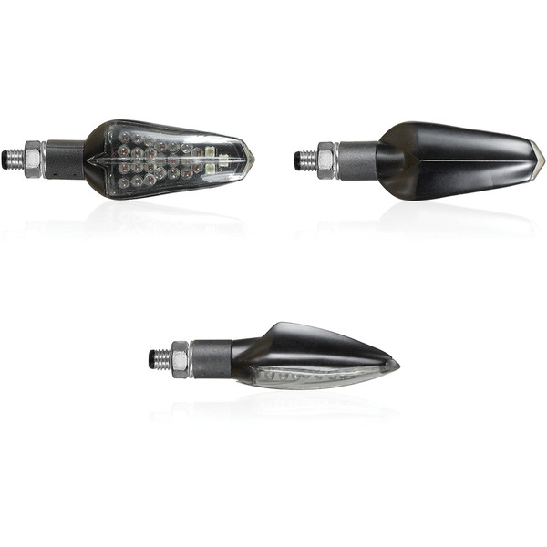 Chaft - Clignotants LED Multi Fonctions Fresh Noir / Fumé