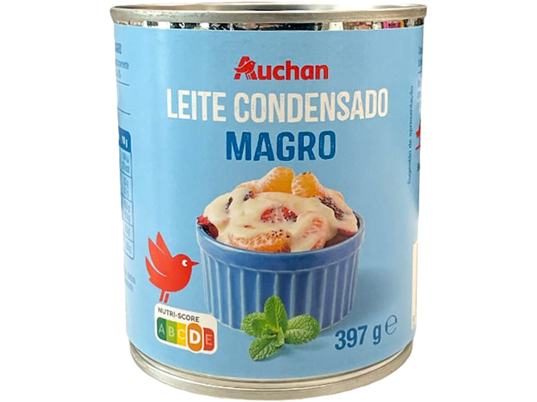 LEITE AUCHAN CONDENSADO MAGRO 397G