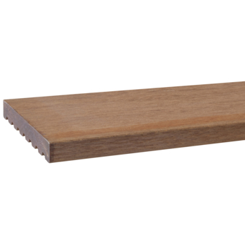 Vlonderplank Hardhout glad ca. 1,8x14,5 cm, lengte ca. 270 cm