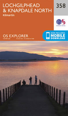 Lochgilphead and Knapdale North - OS Explorer Map 358 (Sheet map, folded)