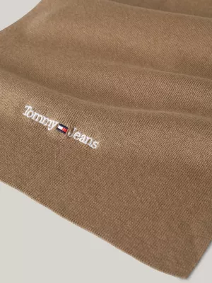 Lenço com bordado de logotipo