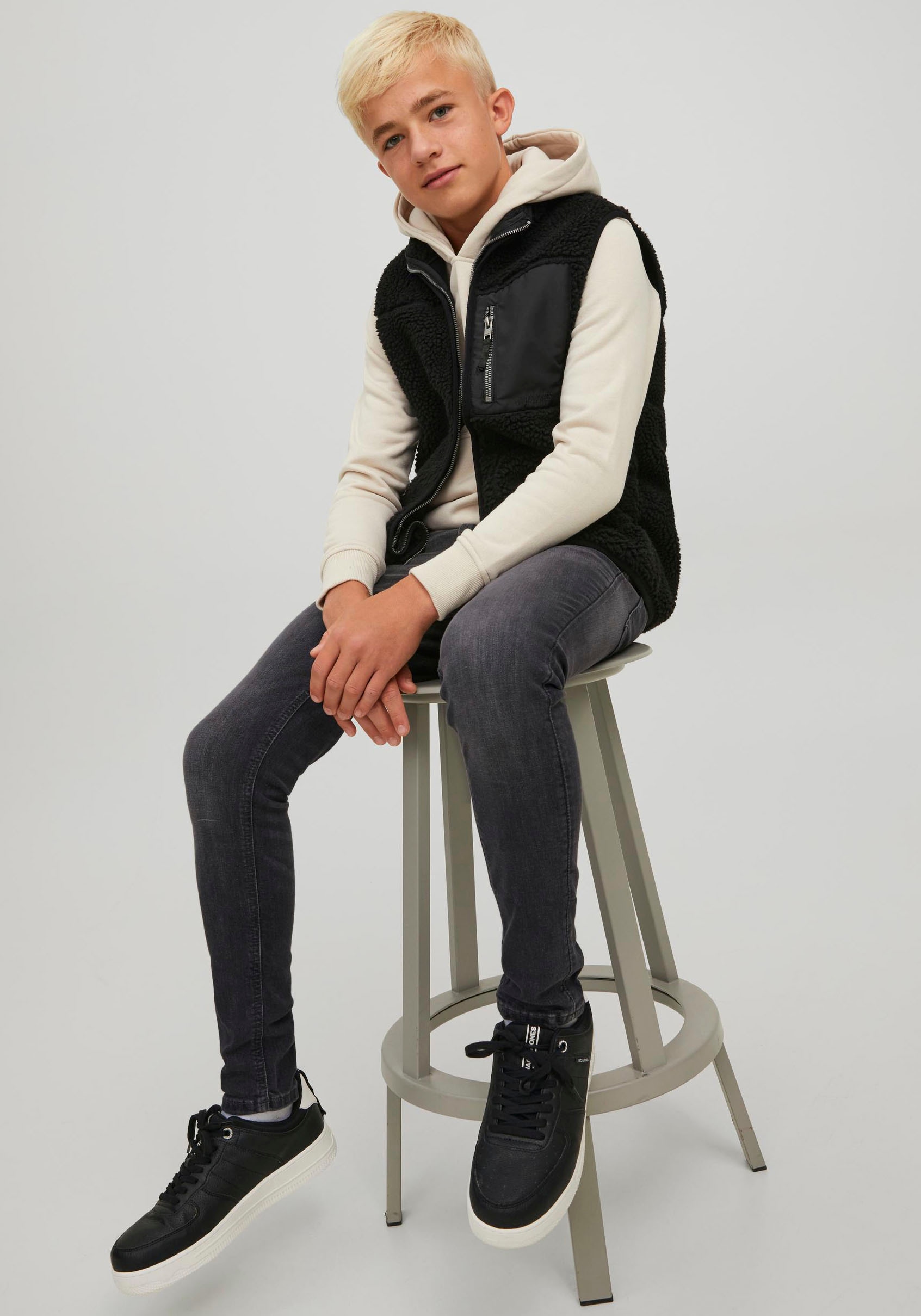 Jack & Jones Junior 5-Pocket-Jeans »JJICHRIS JJORIGINAL«