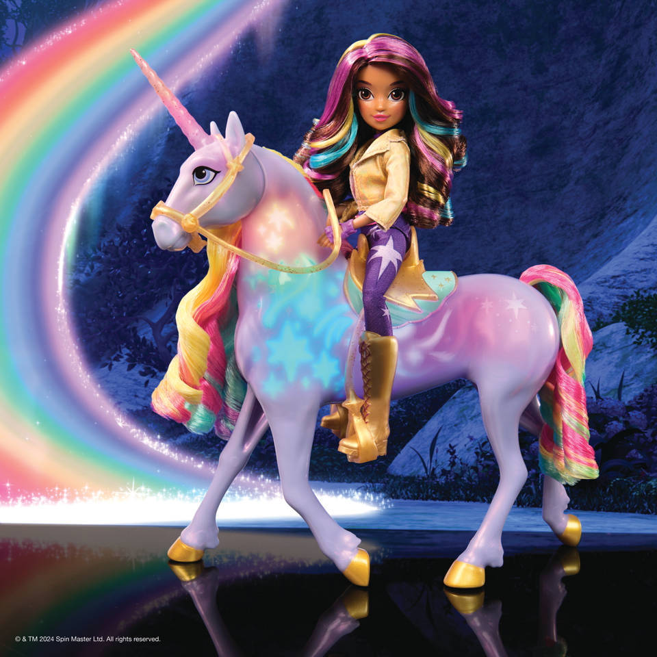 Unicorn Academy Sophia & Rainbow Light-up Wildstar speelset met licht en geluid