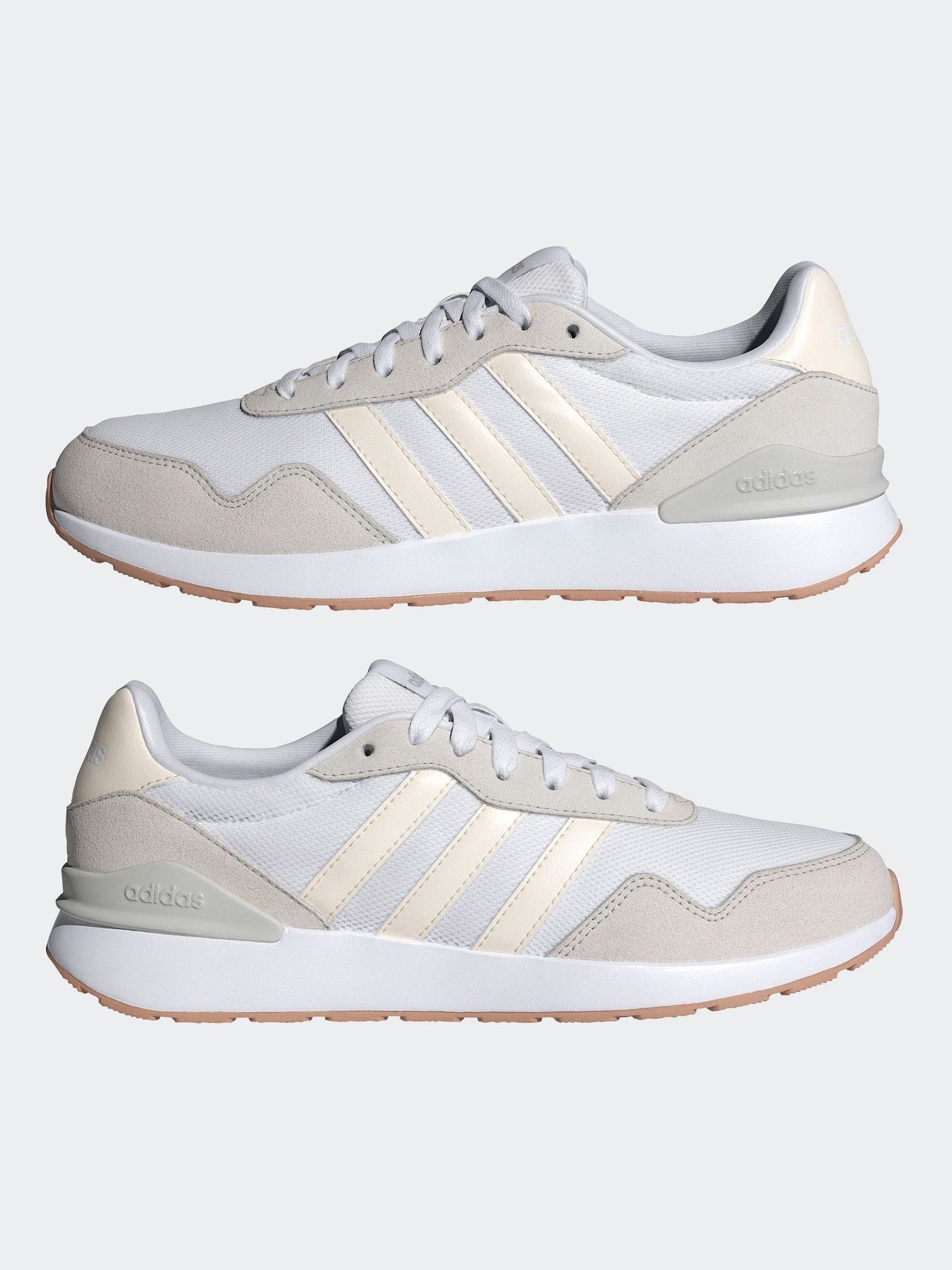 Wit-crème - adidas Run 60s 4.0 sneakers