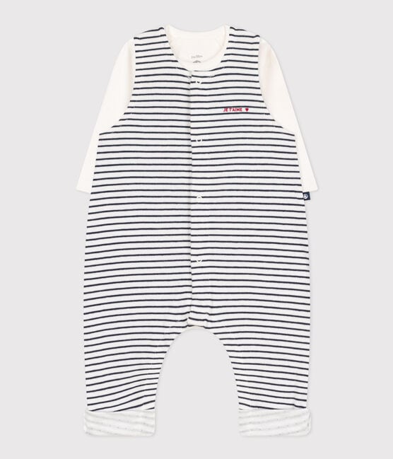 Ensemble combinaison et body en coton bébé