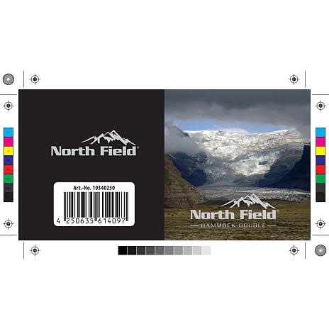North Field dobbelt hængekøje - grøn