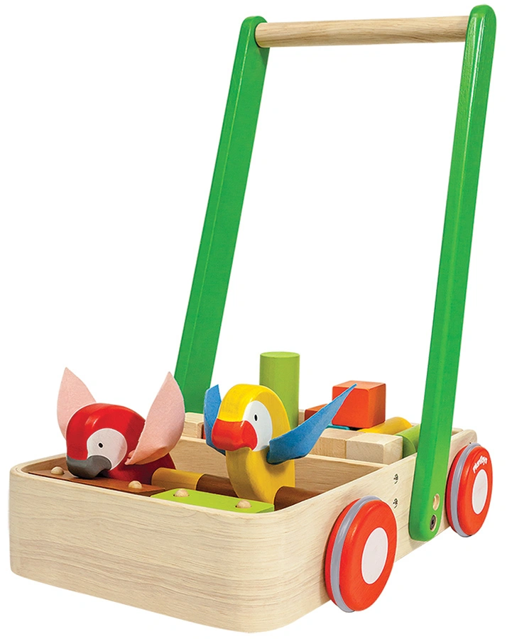 Lauflernwagen VOGEL 17-teilig in bunt