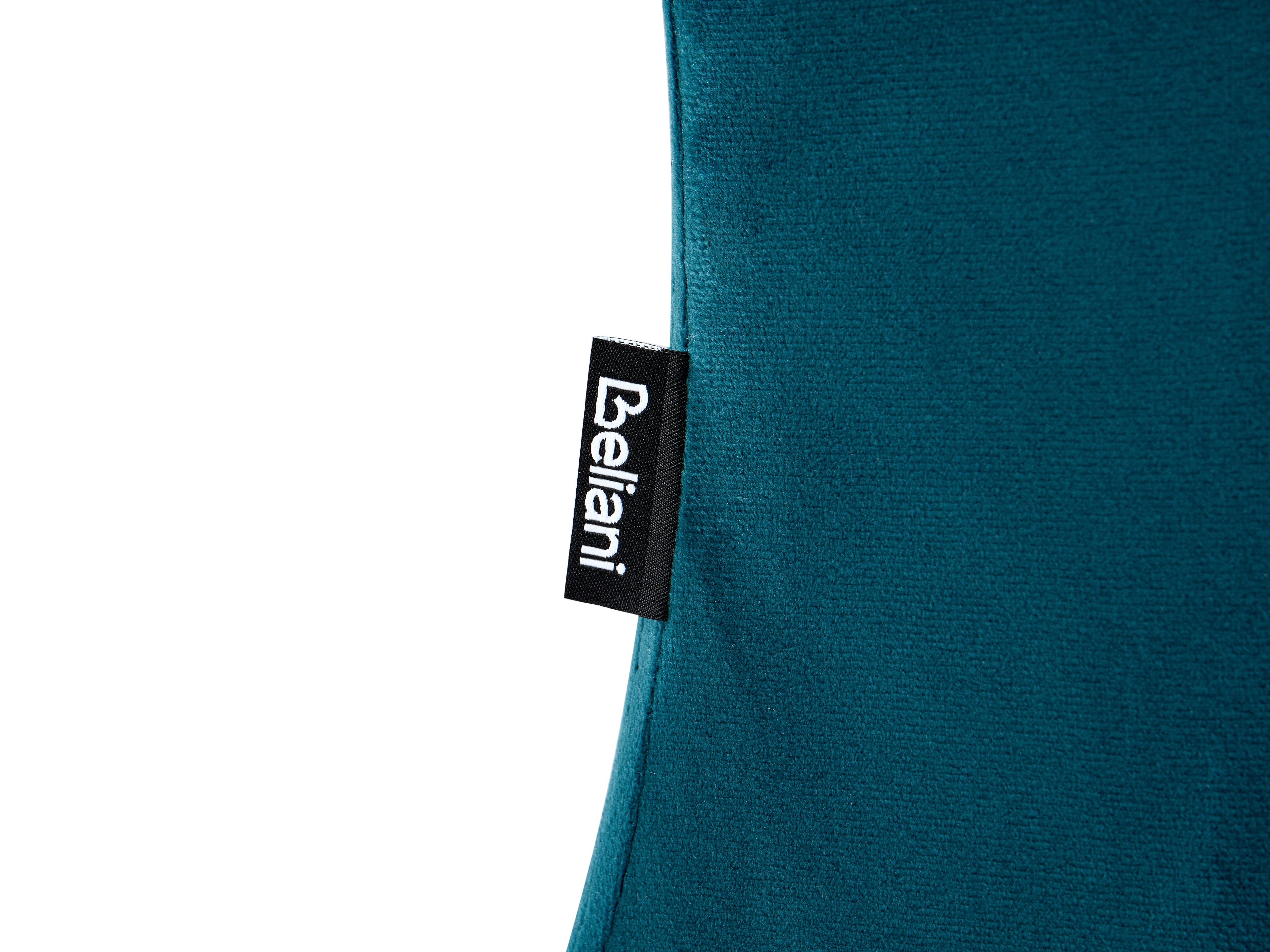 Bank 3-zits SKIEN Fluweel Groenblauw